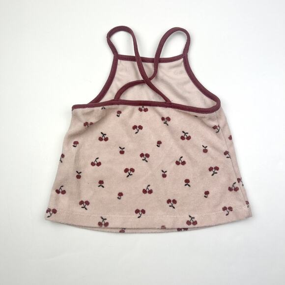 Three Likes Cherries Terry Tank Top - Picture 5 of 5